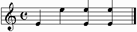 Melodic and harmonic ocataves.
