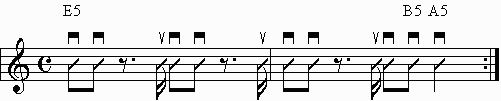 Lit - My own worst enemy 2nd guitar part.  Power chords.